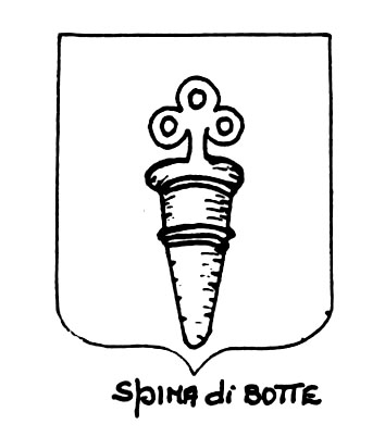 Image of the heraldic term: Spina di botte